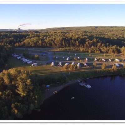 aerial view of Mariners Point RV Campground